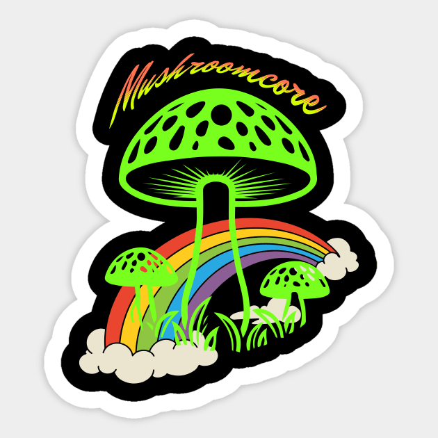 Mushroomcore Madness Sticker by NedisDesign